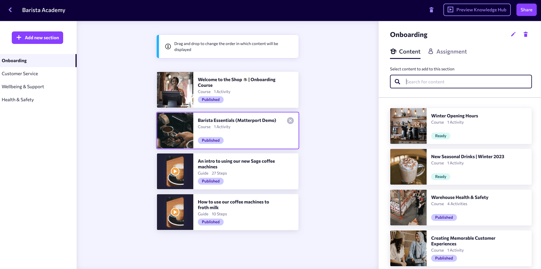Knowledge hub setup guide