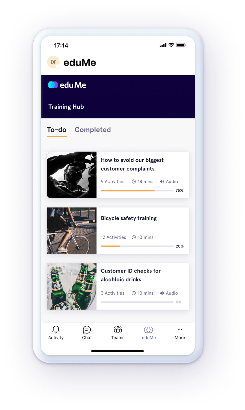 Integration of Microsoft Teams with eduMe